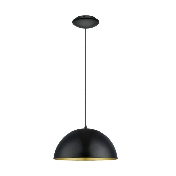 Eglo GAETANO 1 Lámpara colgante dorado, Negro, 1 luz