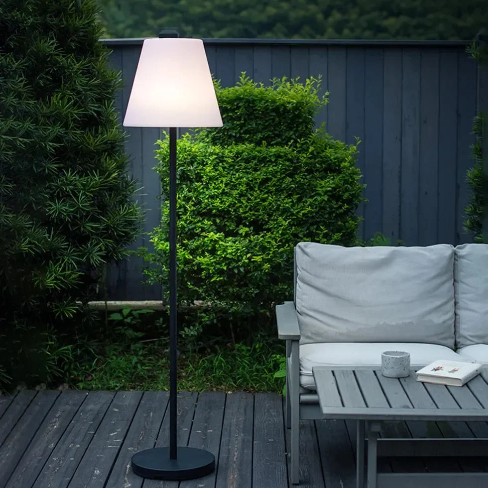 Lámpara de Pie para Terraza Exterior LED Solar IP65 Diseño Moderno