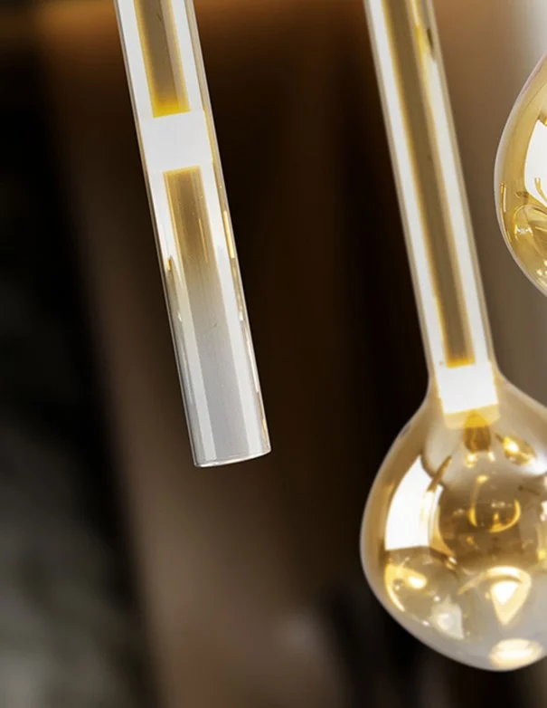 Essenza Lámpara Plafón 9 Luces Negro Dorado
