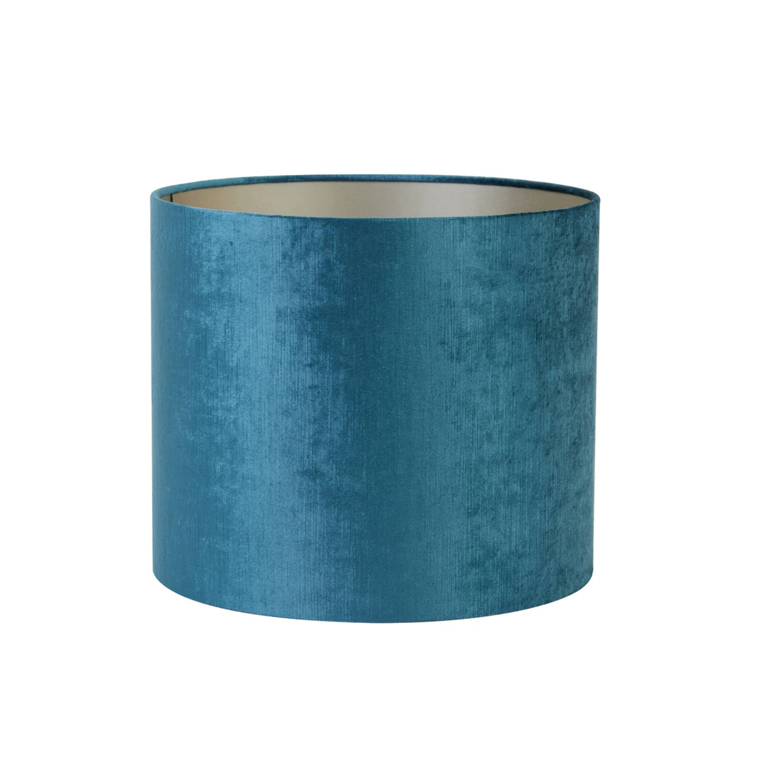Pantalla cilíndrica azul con estilo Light & Living Gemstone