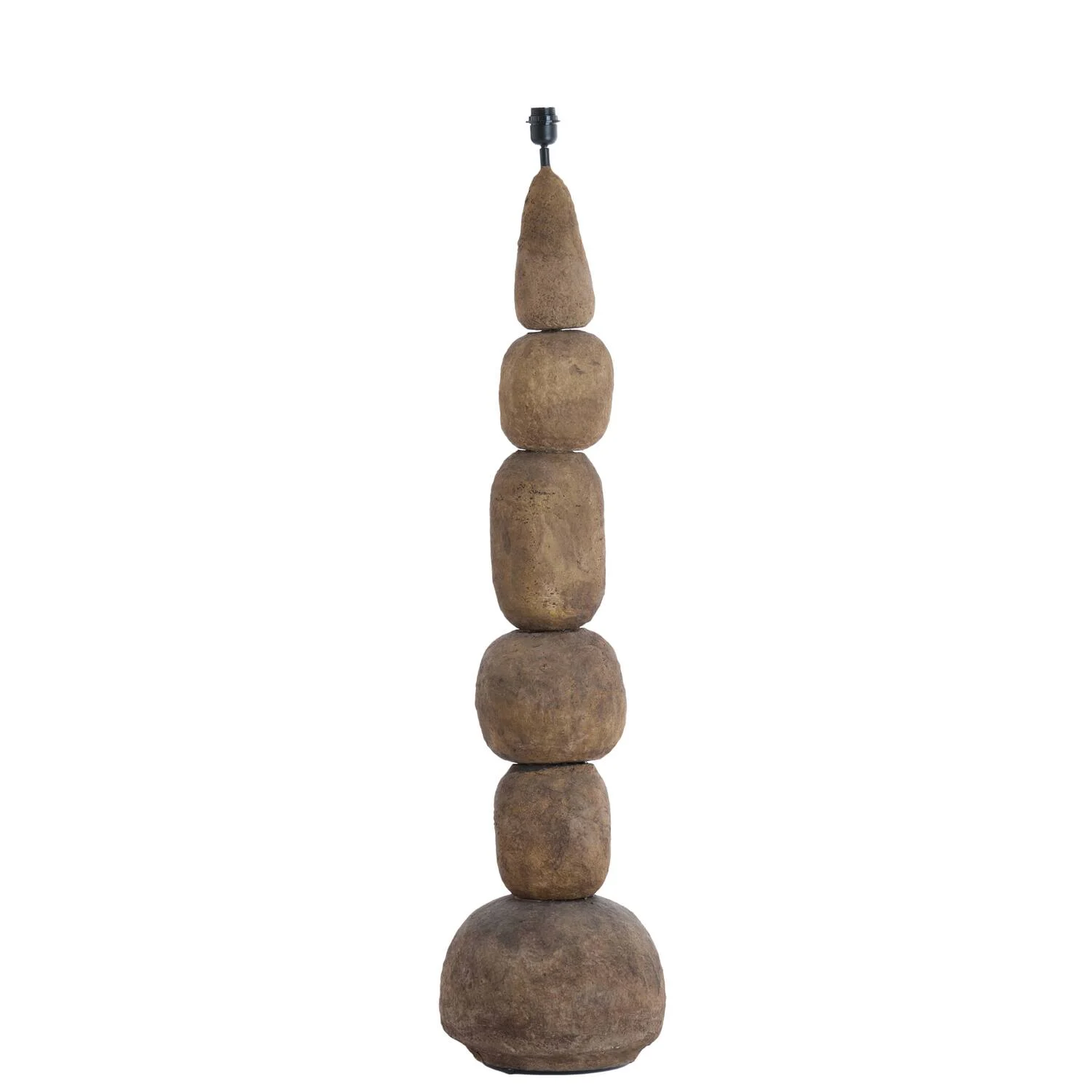 Base de lámpara de piedra diseño multicapa Light & Living Marree