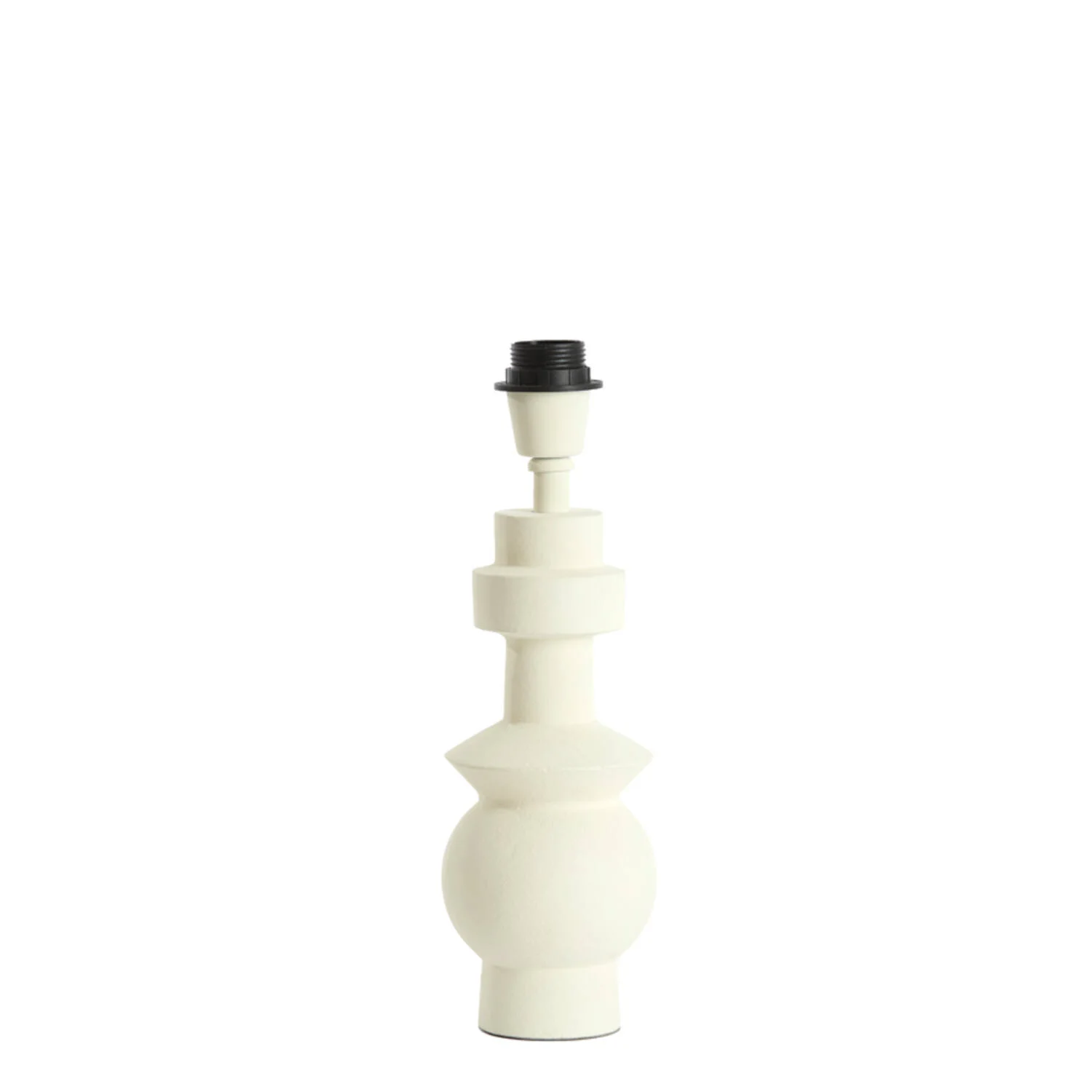 Base de lámpara de cerámica blanca para una iluminación atmosférica Light & Living Esino