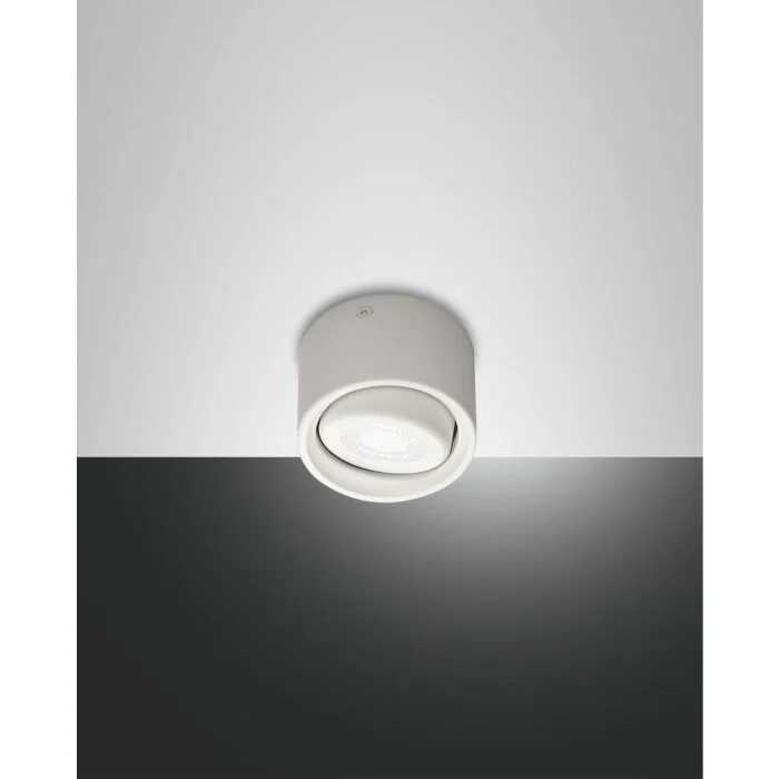 Fabas Luce Anzio Lámpara de Techo LED Blanca, 1 luz
