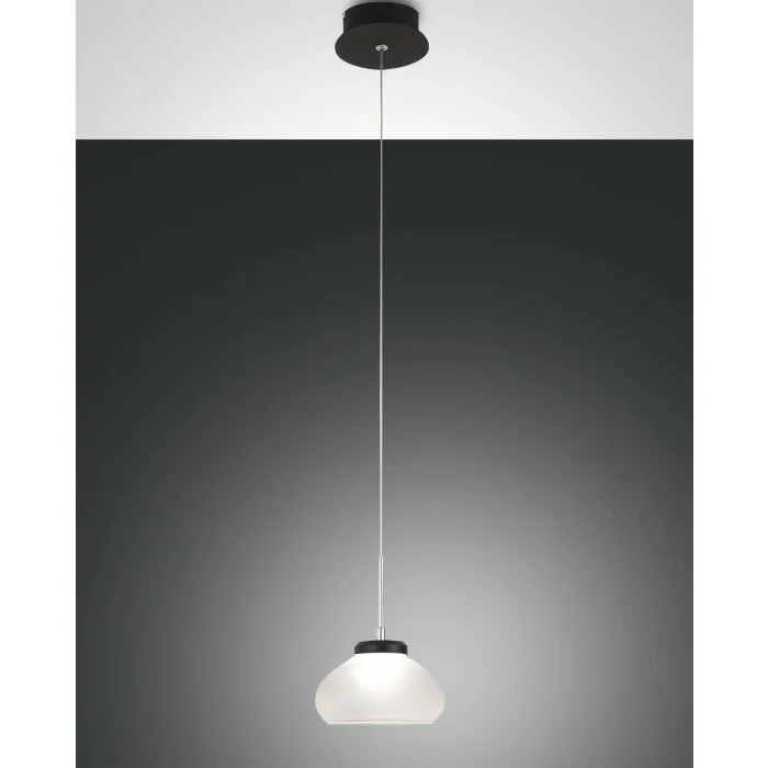 Fabas Luce Arabella Lámpara Colgante LED Negro, 1 luz