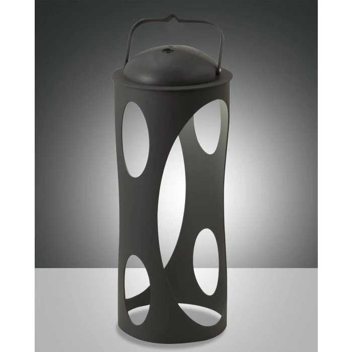 Fabas Luce Caddy Lámpara de mesa LED Antracita, 1 luz
