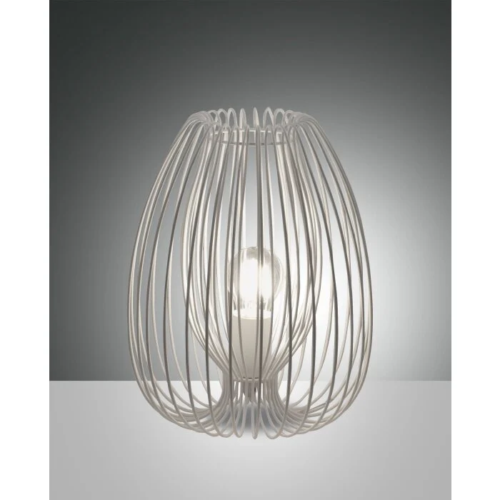 Fabas Luce Camp Lámpara de mesa Blanca, 1 luz