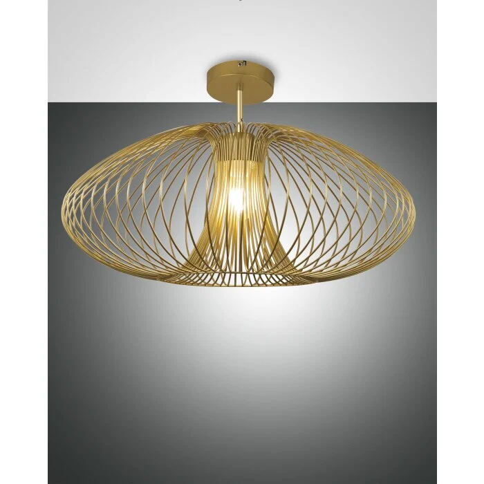 Fabas Luce Fassa Lámpara de Techo dorado, 1 luz