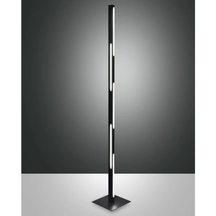 Fabas Luce Ling Lámpara de Pie LED Negro, 1 luz