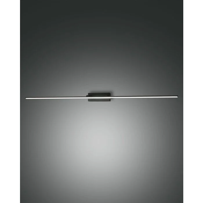 Fabas Luce Nala Lámpara de espejos LED Negro, 1 luz