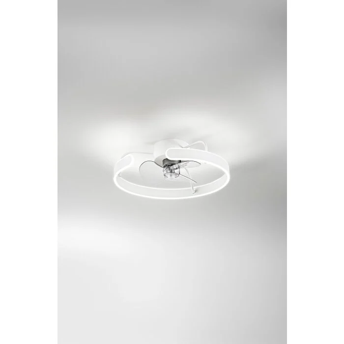 Fabas Luce Savoy Ventilador de techo LED Blanca, 1 luz