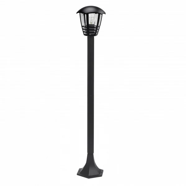 Farola de Exterior para Jardín Negro Aluminio / Policarbonato 1xE27 IP44