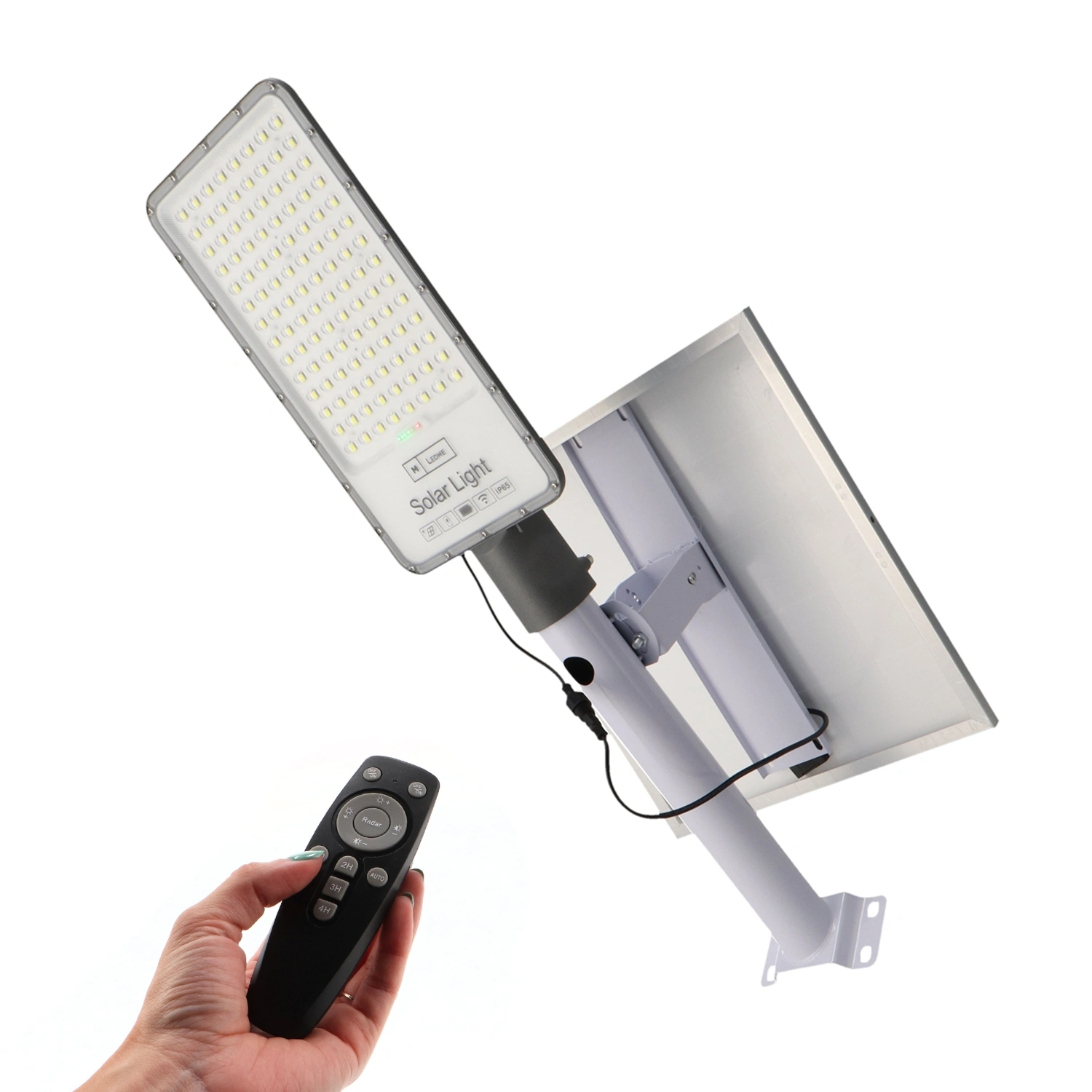 Farola Solar LED MaxLight para Alumbrado Público 250W con Sensor Crepuscular