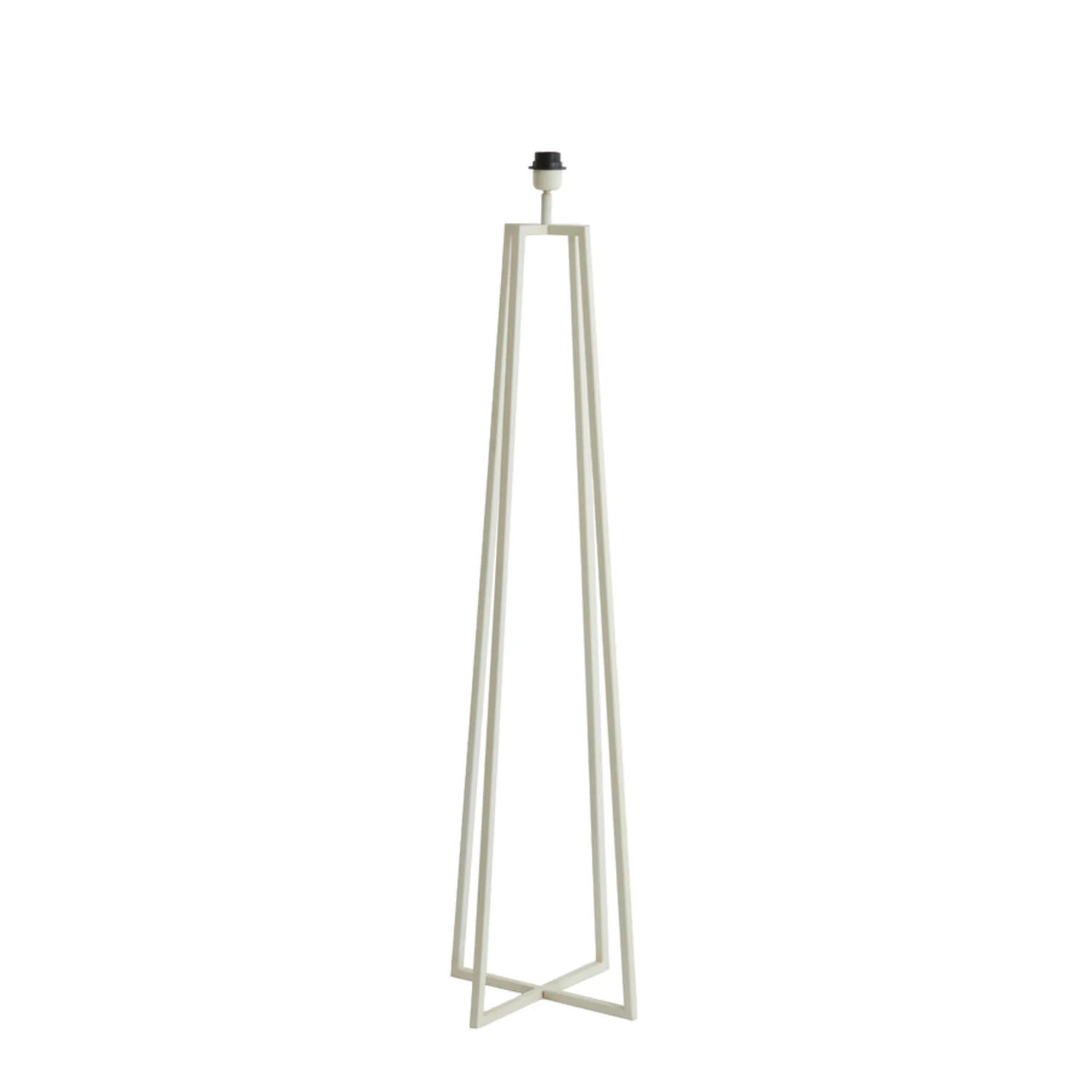 Base de lámpara moderna metal blanca Light & Living Miley