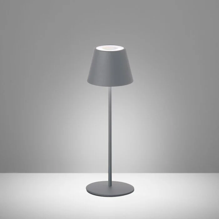 FHL easy Cosenza Lámpara de mesa LED Gris, 1 luz, Cambia de color