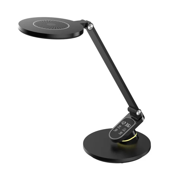 Flexo LED Negro 10W 800LM Cabezal Orientable y Giratorio