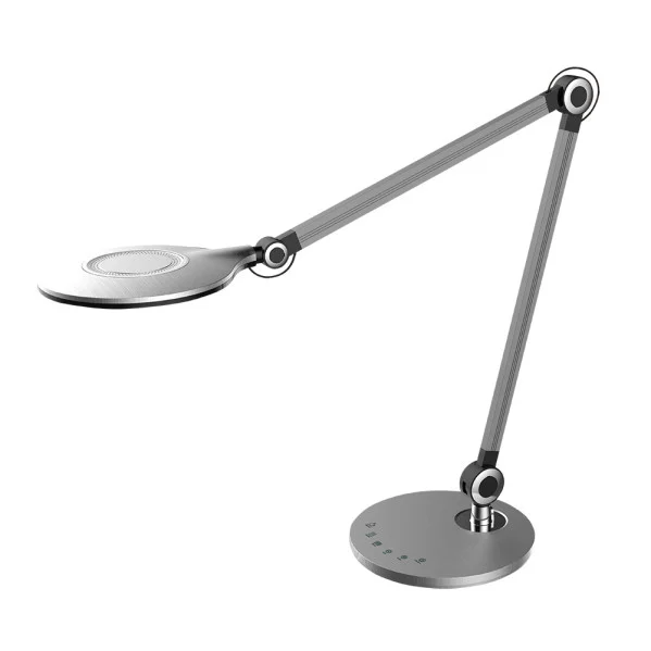 Flexo LED Plata 9W 630LM Cabezal Orientable y Giratorio