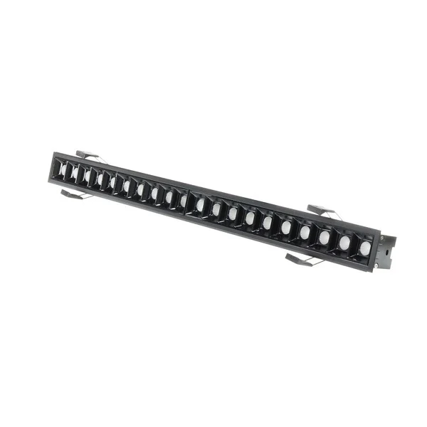 Foco Downlight LED 20W Lineal Negro Lifud 120 Lm/W CRI 90 UGR 17