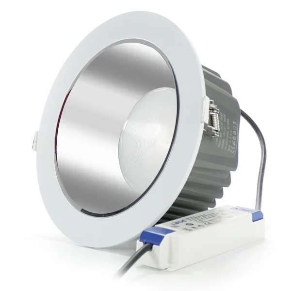Foco Downlight LED Silver 30W Chip Osram UGR17 Driver LIFUD