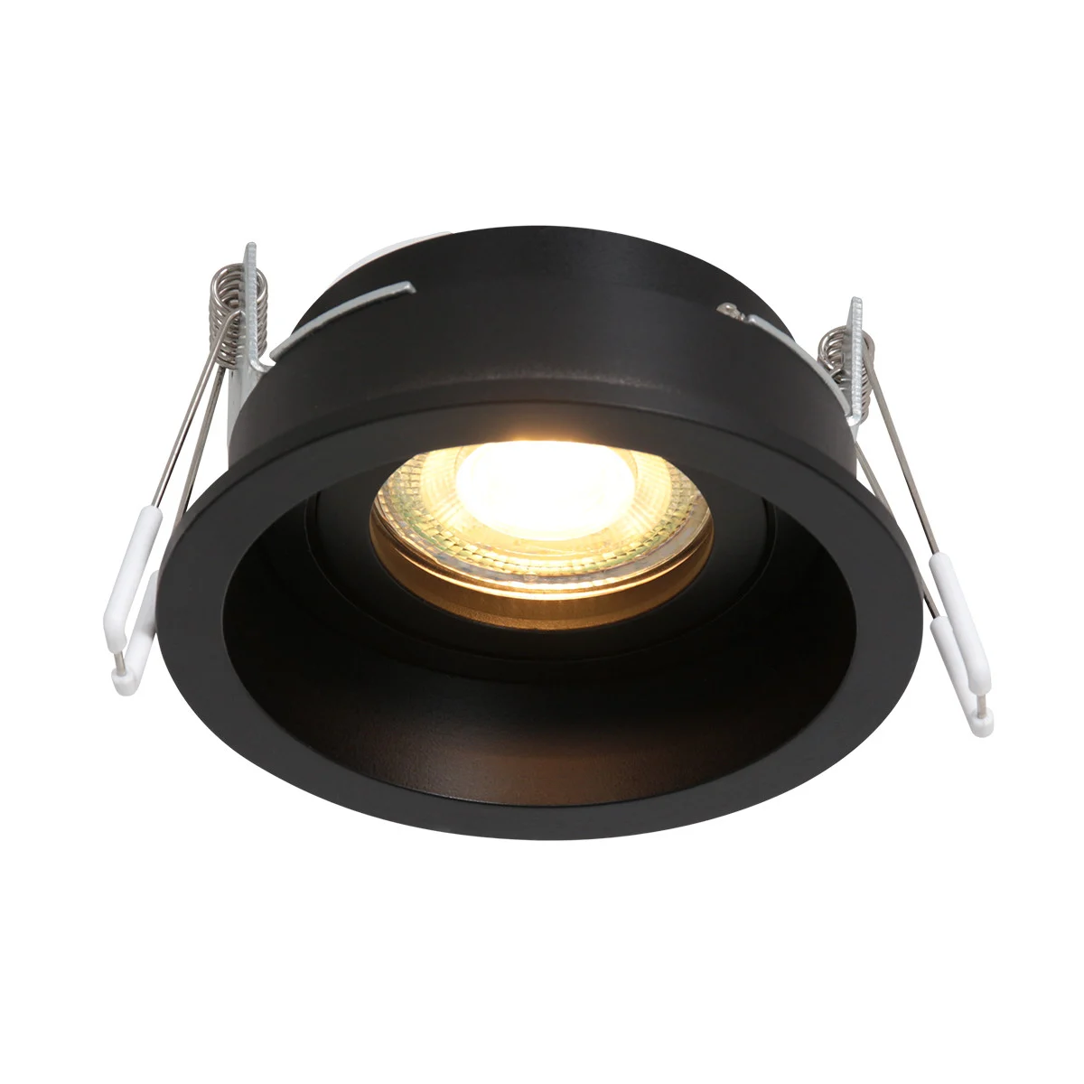 Foco de metal negro moderno Steinhauer Pelite spot