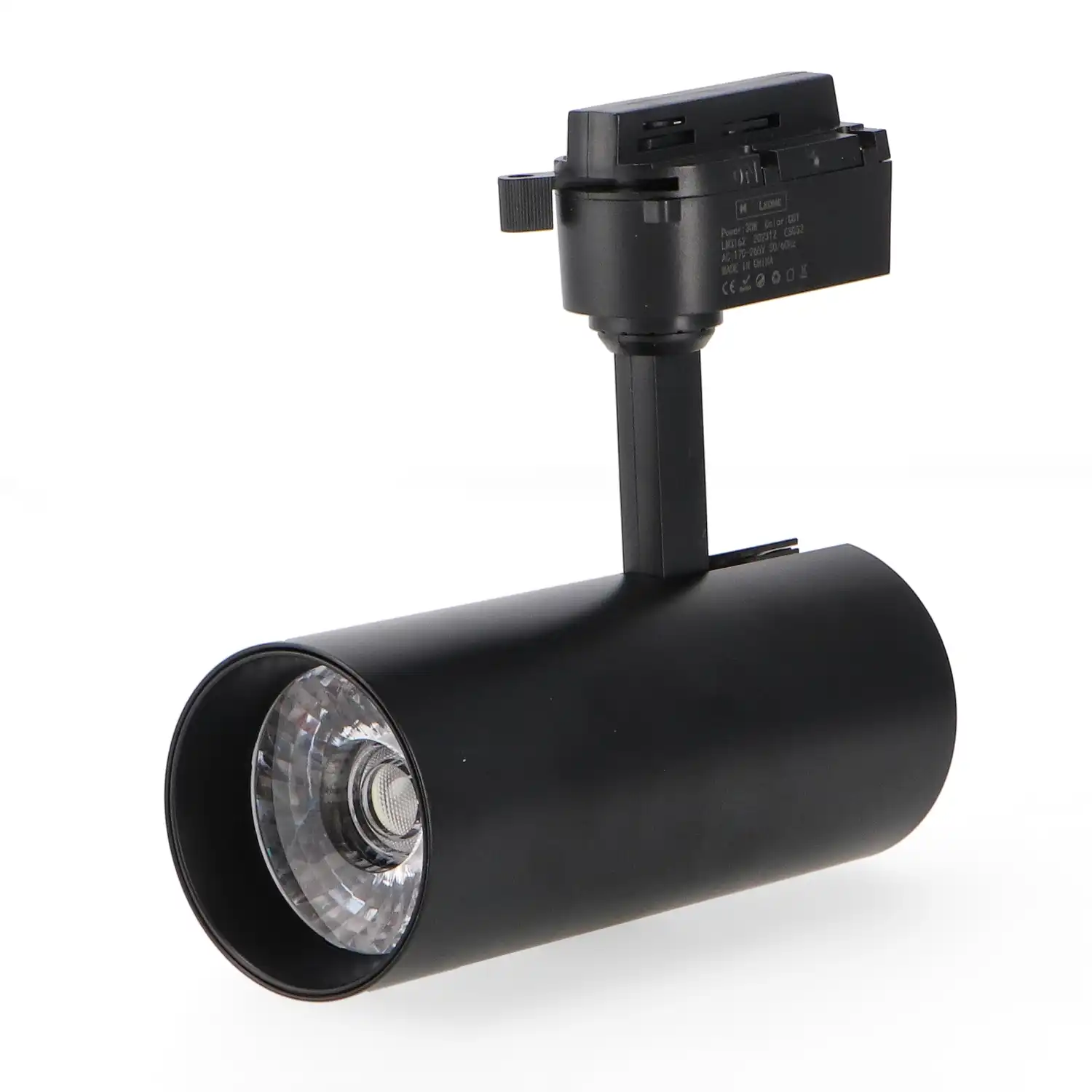 Foco LED para Carril Chip Sanan 30W Negro Monofásico CCT