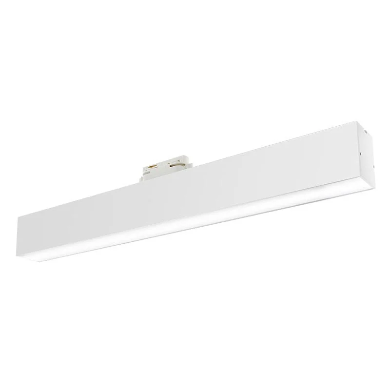 Foco LED para carril Lineal Track 12W Blanco Trifásico con Temperatura Regulable