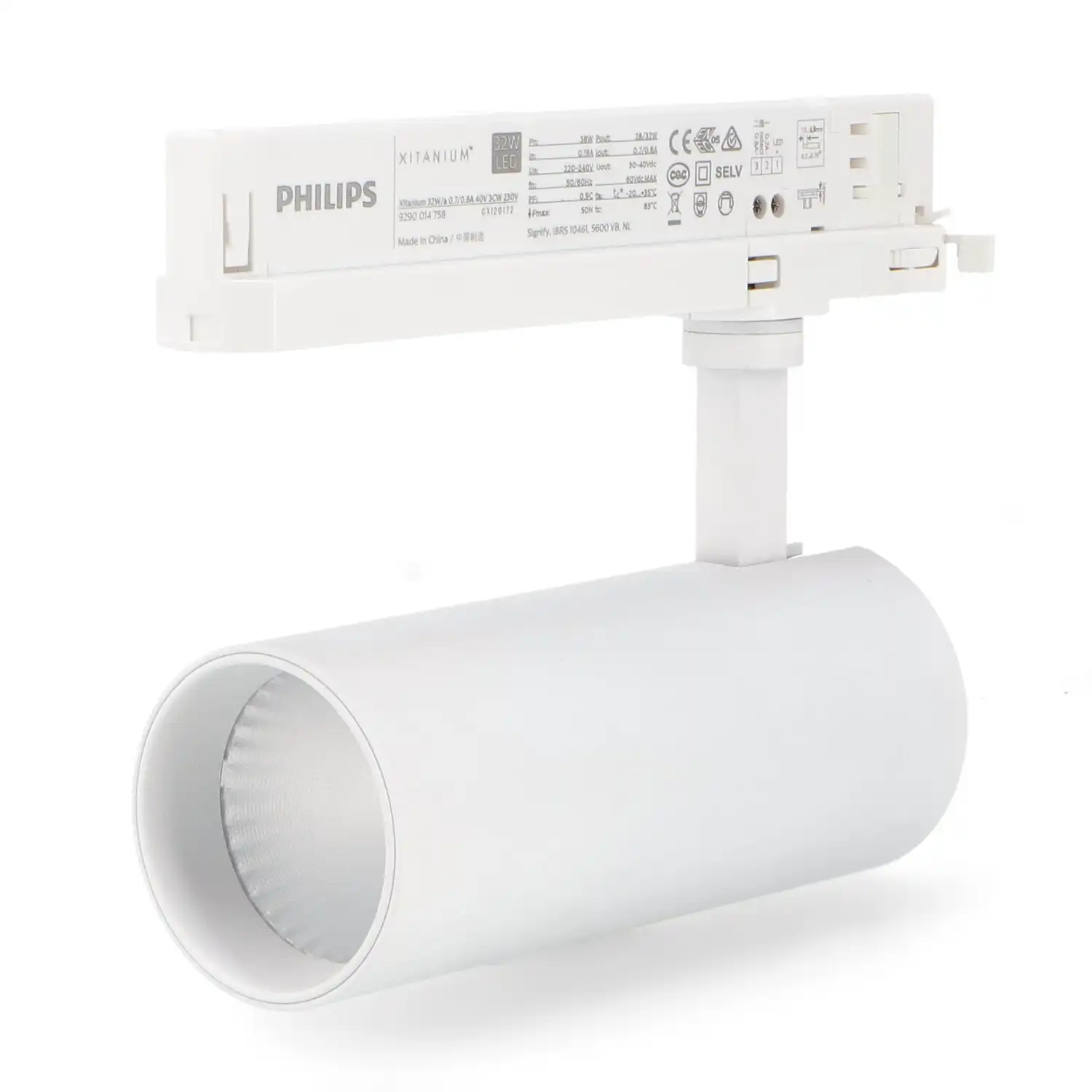 Foco LED Philips Blanco 32W Trifásico para Carril  (5 Años de Garantía)