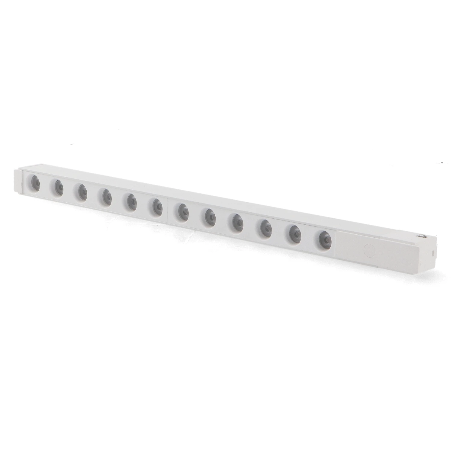 Foco Lineal Hall LED Blanco 12W para Carril Magnético Monofásico Detail Chip Osram 48V CRI 90 UGR 17 Serie Detail