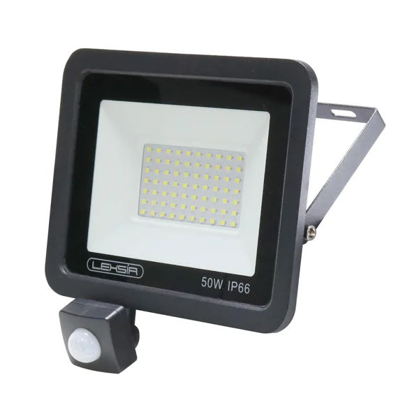 Foco Proyector LED SMD Lexsir 50W Regulable con Detector de Movimiento PIR IP66