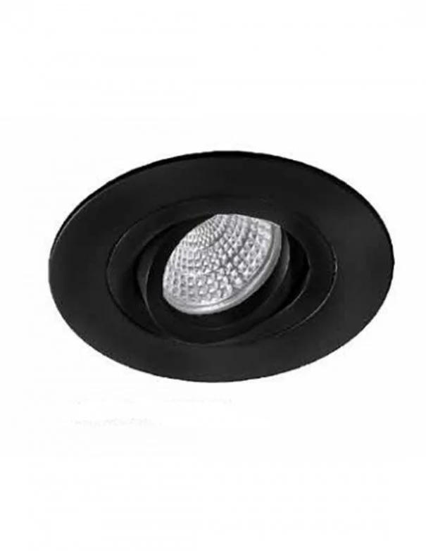 Focos Redondo Negro 11CM