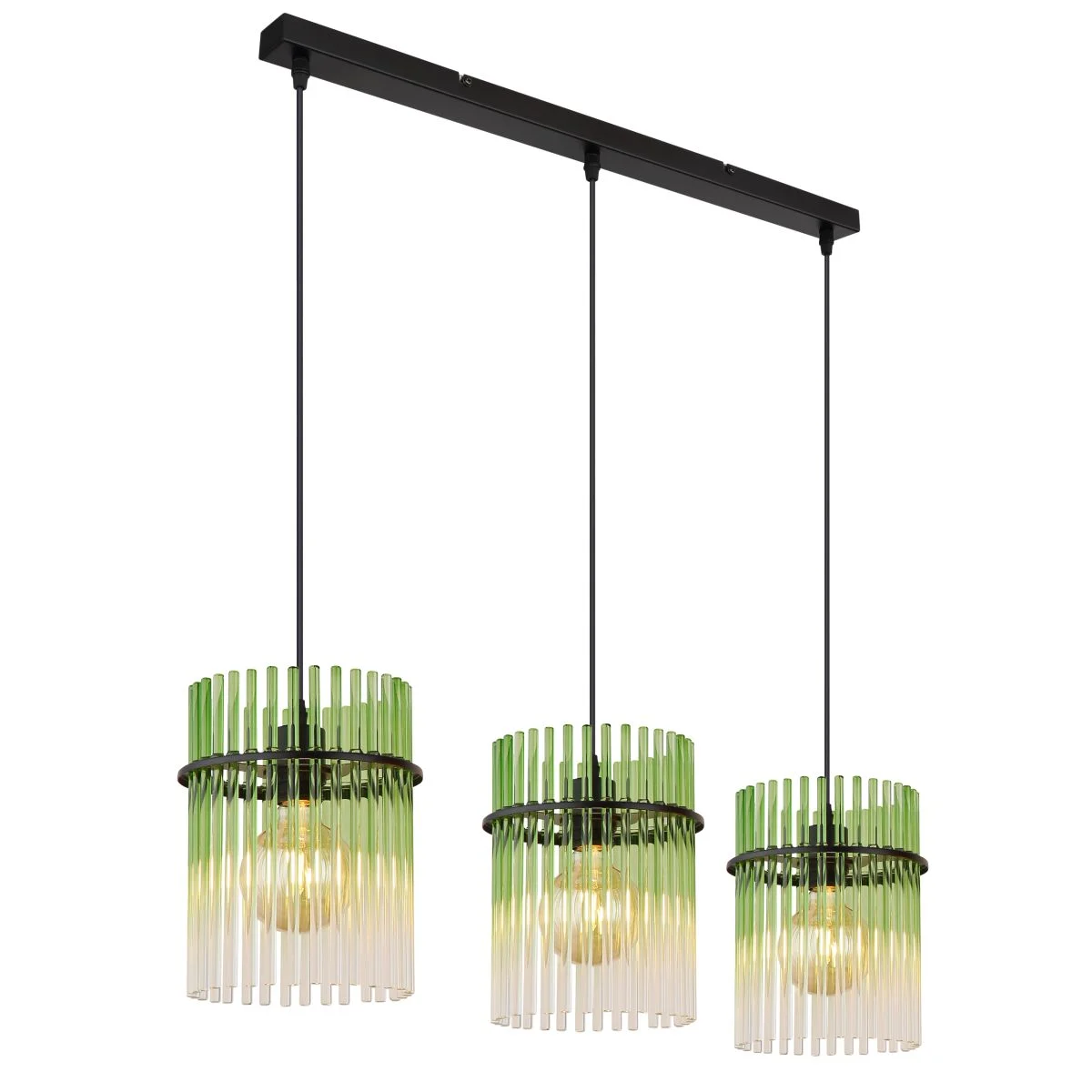 Lámpara colgante moderna de vidrio y metal Gorley