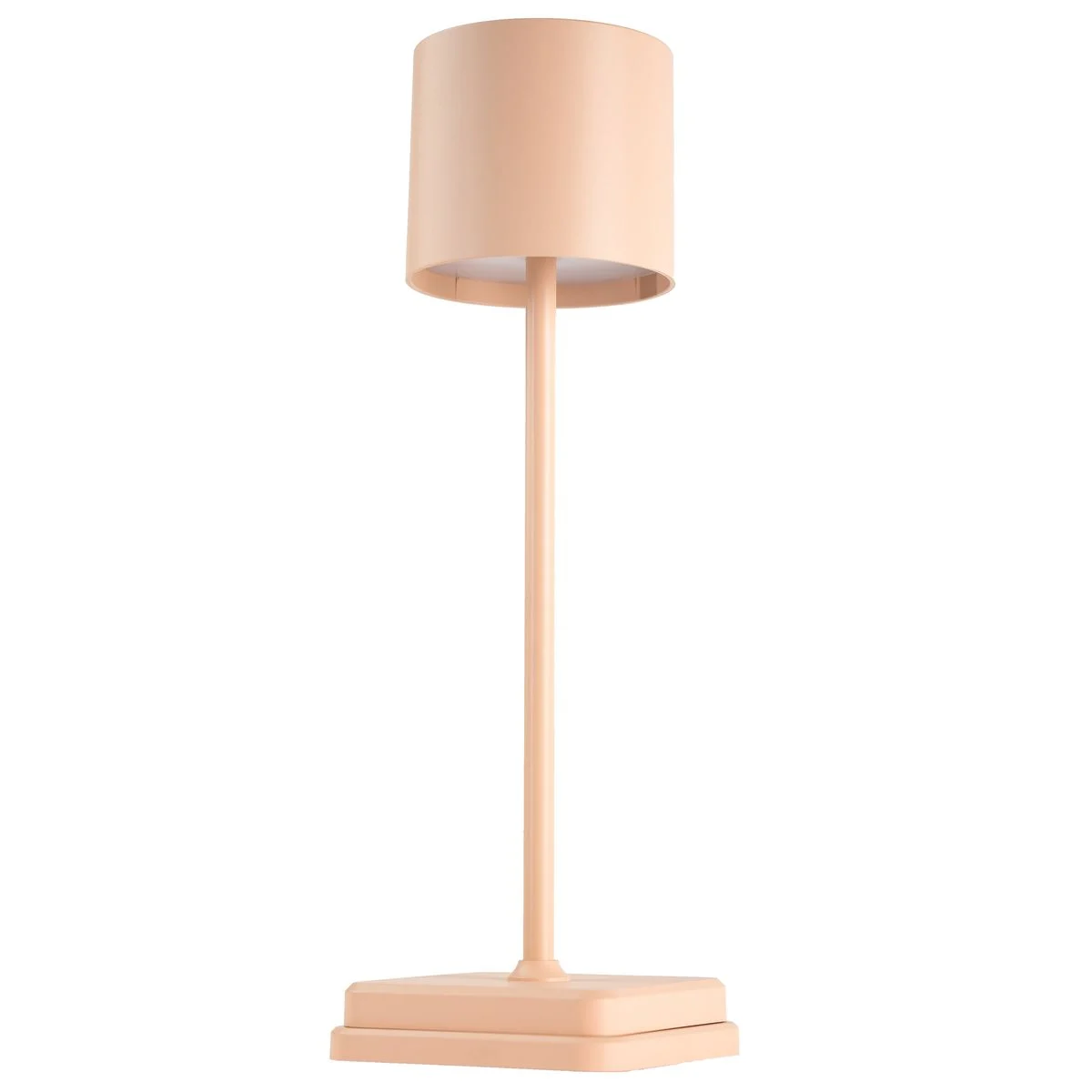 Elegante lámpara de mesa color champán con USB Lennart