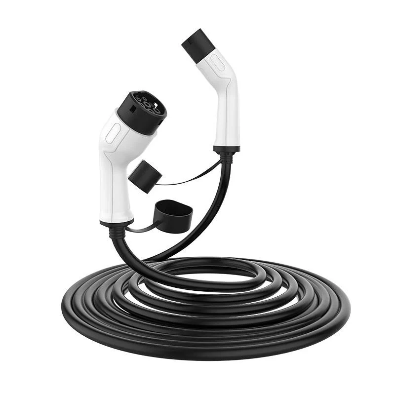 Cable de Vehículo Eléctrico Growatt Tipo 2 a Tipo 2 Cable de Carga EV 32A 22kW 5m