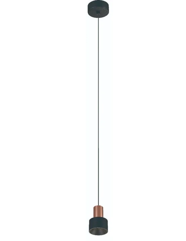 Gruissan Lámpara de Techo Dormitorio Negro Oro