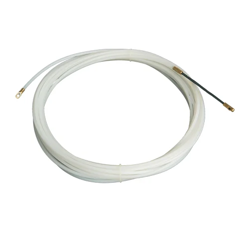 Guía Pasacables 100% Nylon 4mm Blanco