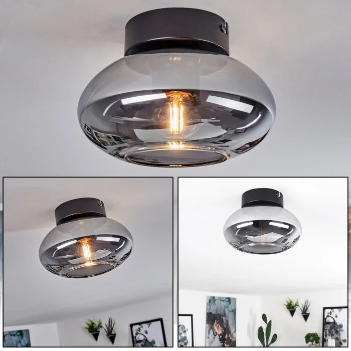 Haikala Lámpara de Techo Ahumado, 1 luz