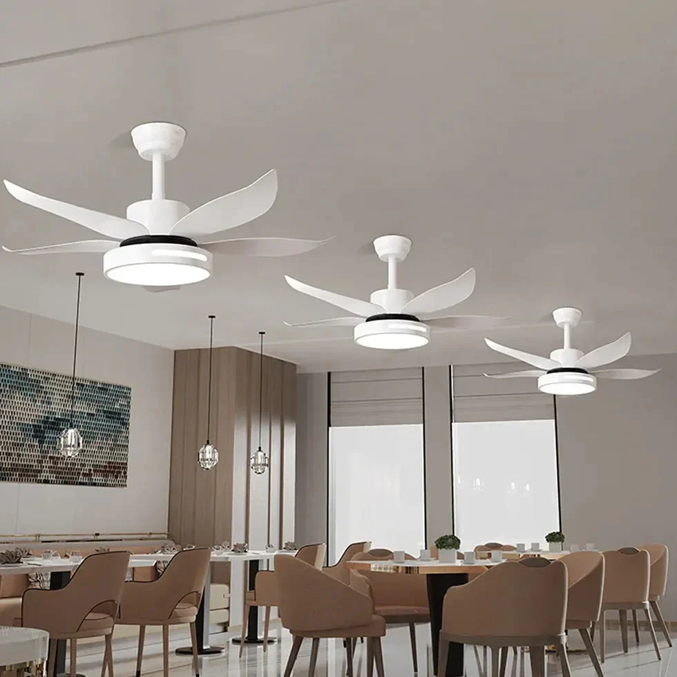 Ventilador de techo con iluminación led diseño moderno y minimalista