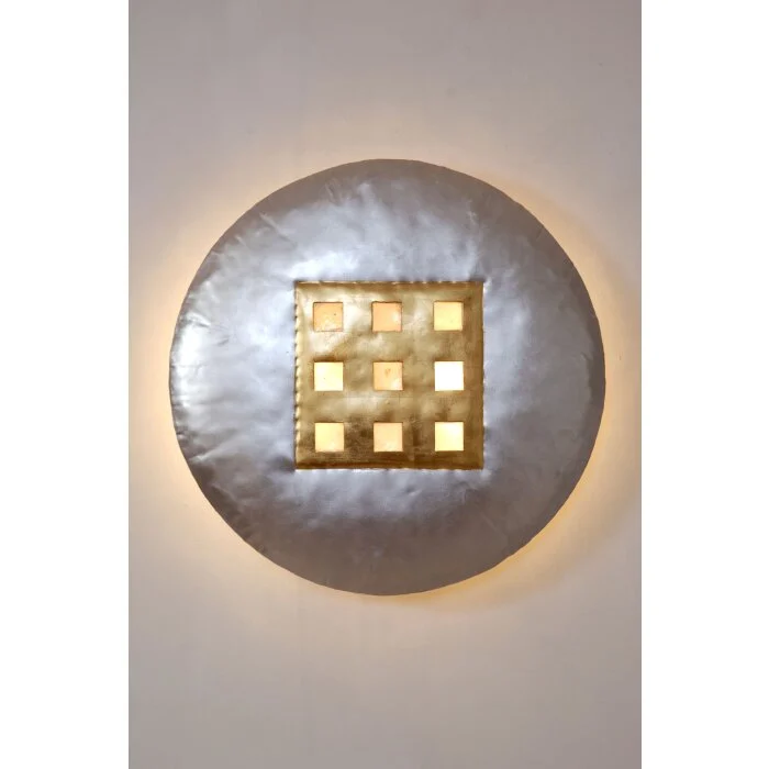 Holländer EARTH Aplique dorado, Plata, 2 luces