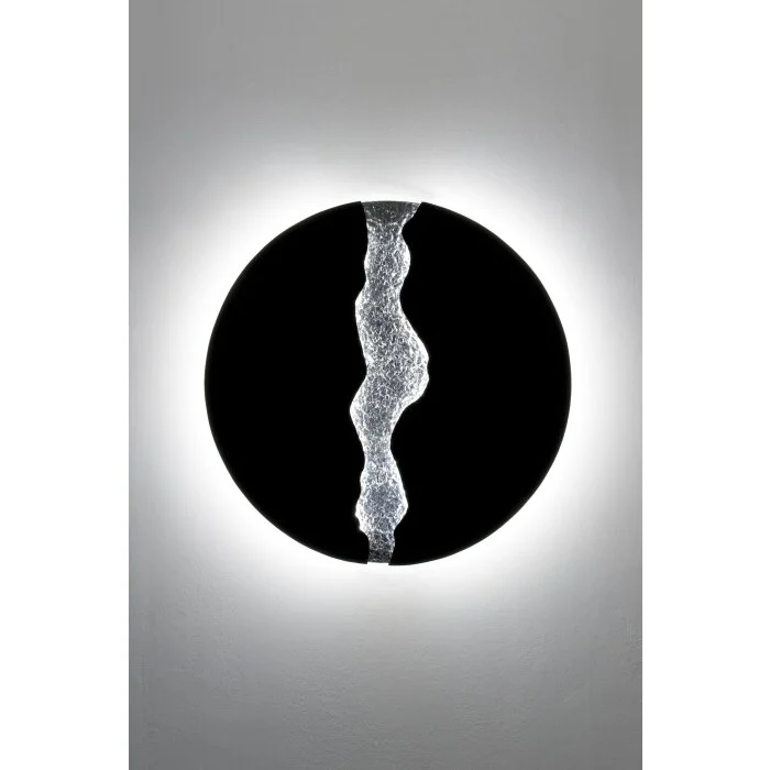 Holländer LAVA Aplique LED Marrón, Negro, Plata, 3 luces