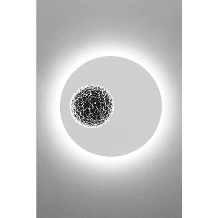 Holländer LUNA Aplique LED Plata, Blanca, 2 luces