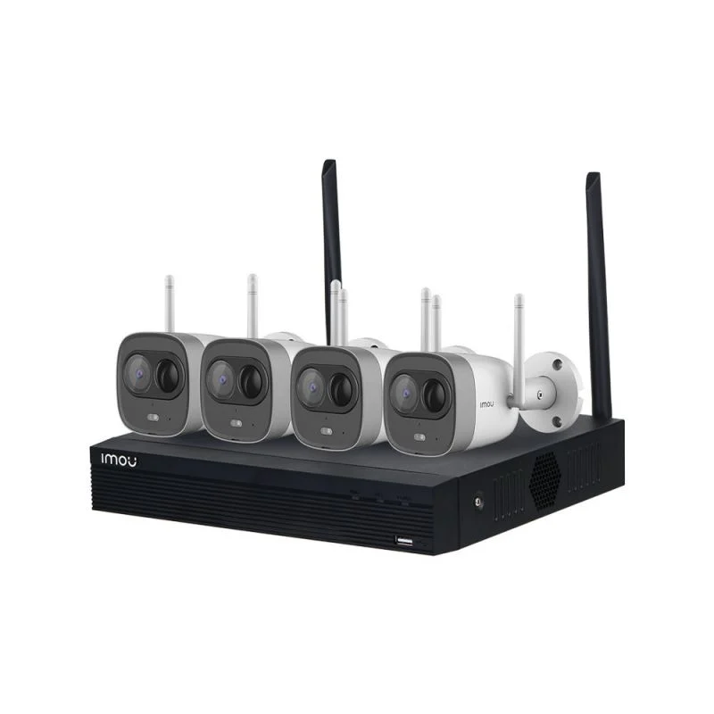 Kit Videograbador imou con 4 Cámaras Bullet IP WiFi Exterior IP67
