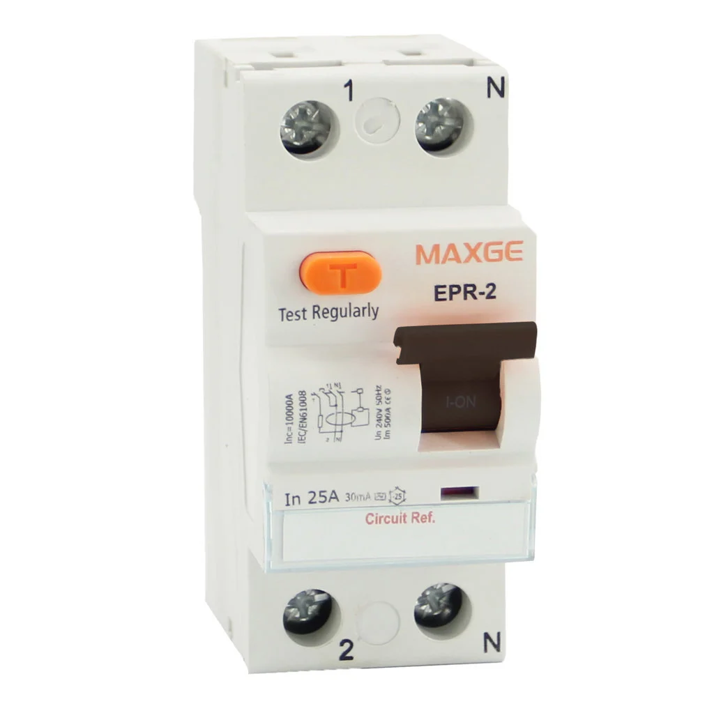 Interruptor Diferencial 2P 25A 30mA Industrial 10KA Clase A Superinmunizado