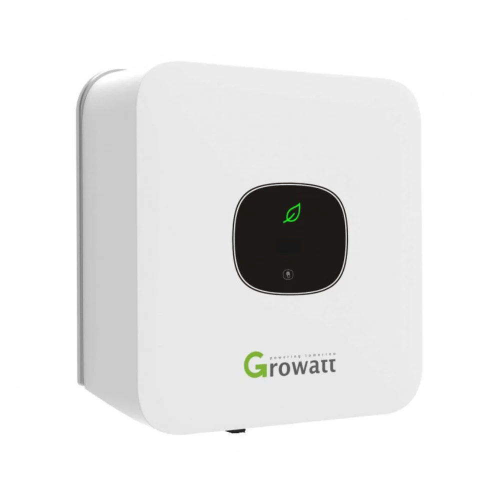 Inversor Monofásico Growatt MIN 5000TL-XH Híbrido con Pantalla Táctil