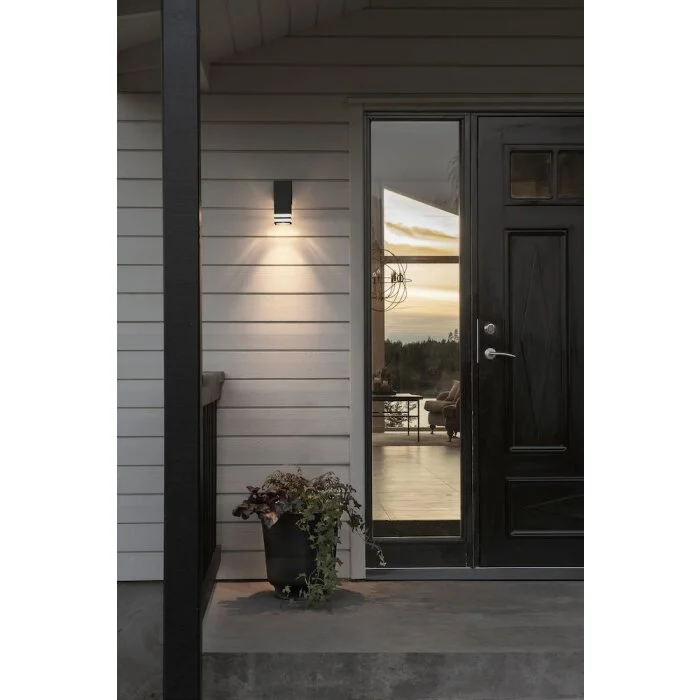 Konstsmide Antares Aplique para exterior Negro, 1 luz