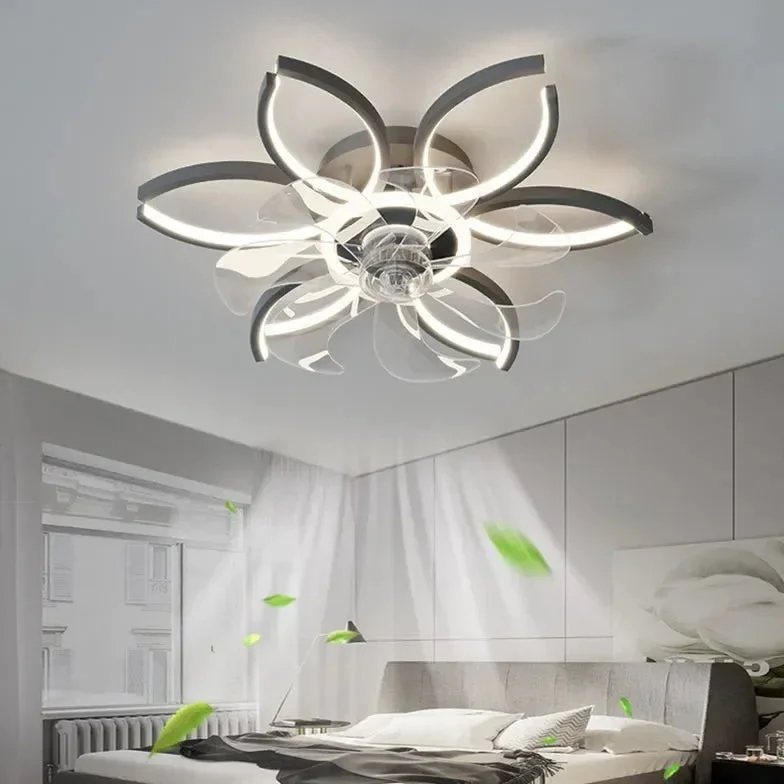 Ventilador de techo DC con luz moderno LED