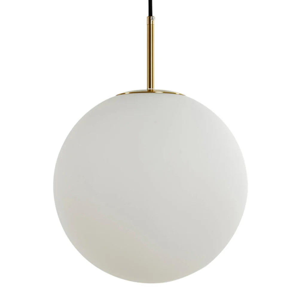 Lámpara colgante clásica blanca esférica Light and Living Medina