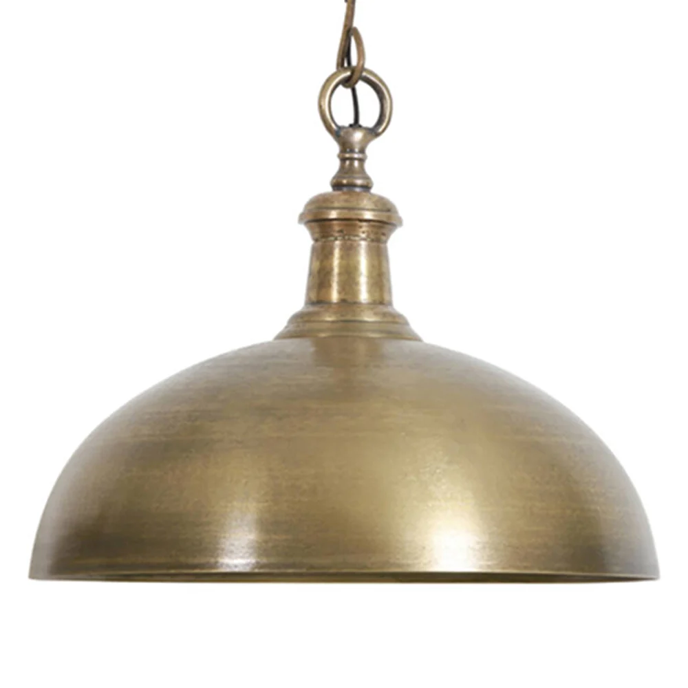 Lámpara colgante clásica dorada estilo farol de barco Light and Living Demi