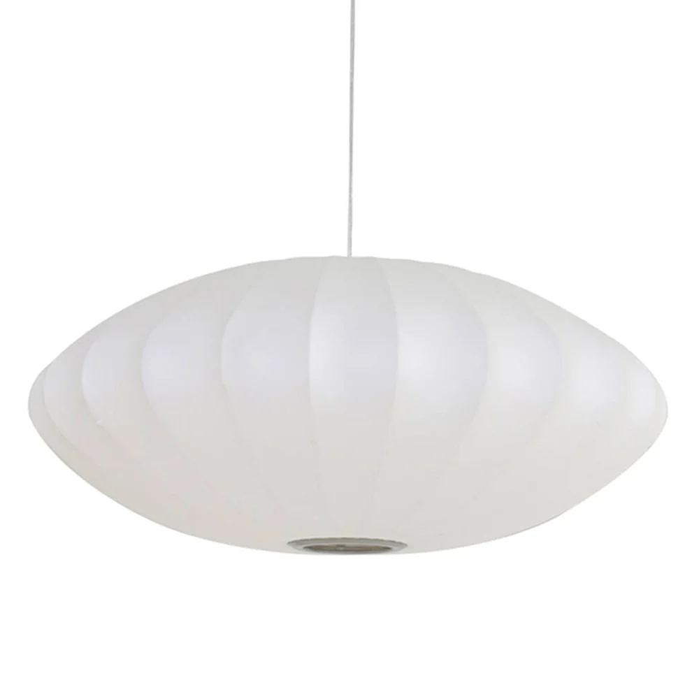 Lámpara colgante retro blanca redonda Light and Living Feline