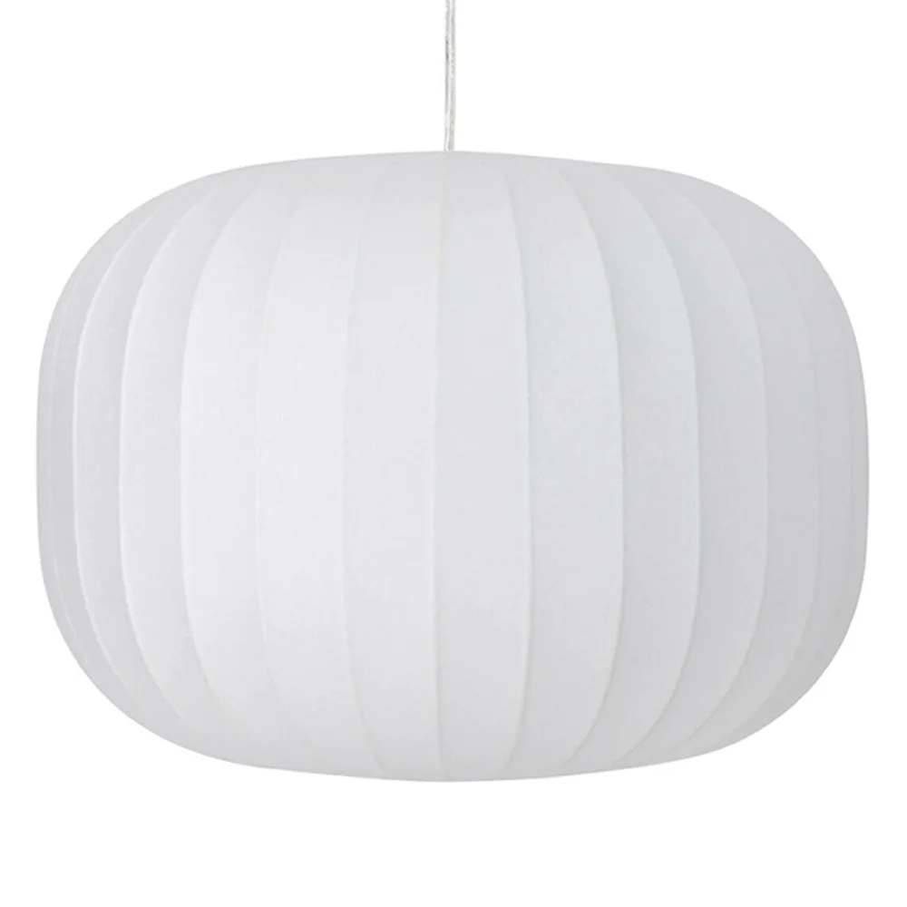 Lámpara colgante rústica blanca redonda Light and Living Lexa