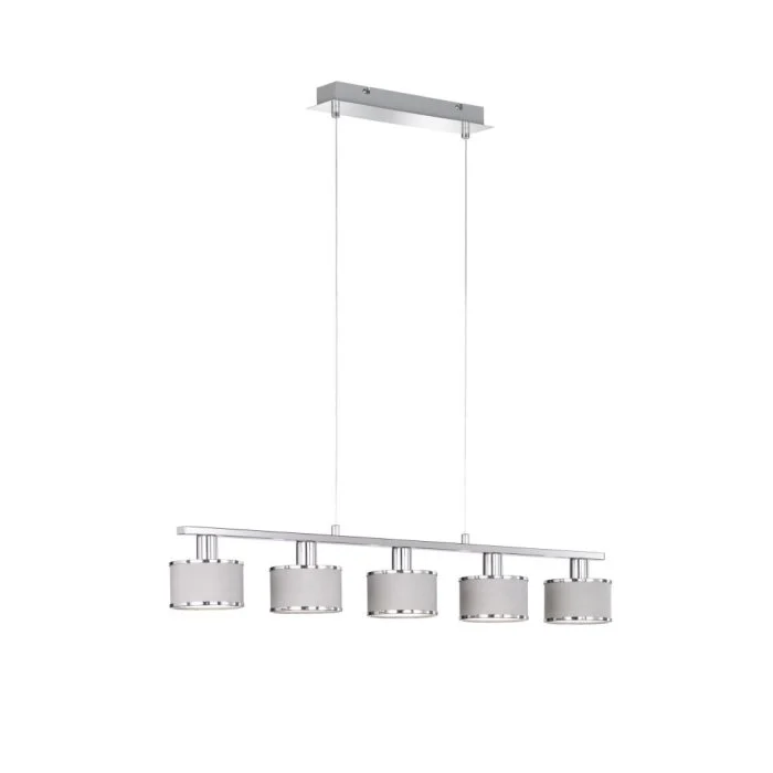 Lámpara Colgante WOFI CIARA Cromo, 5 luces
