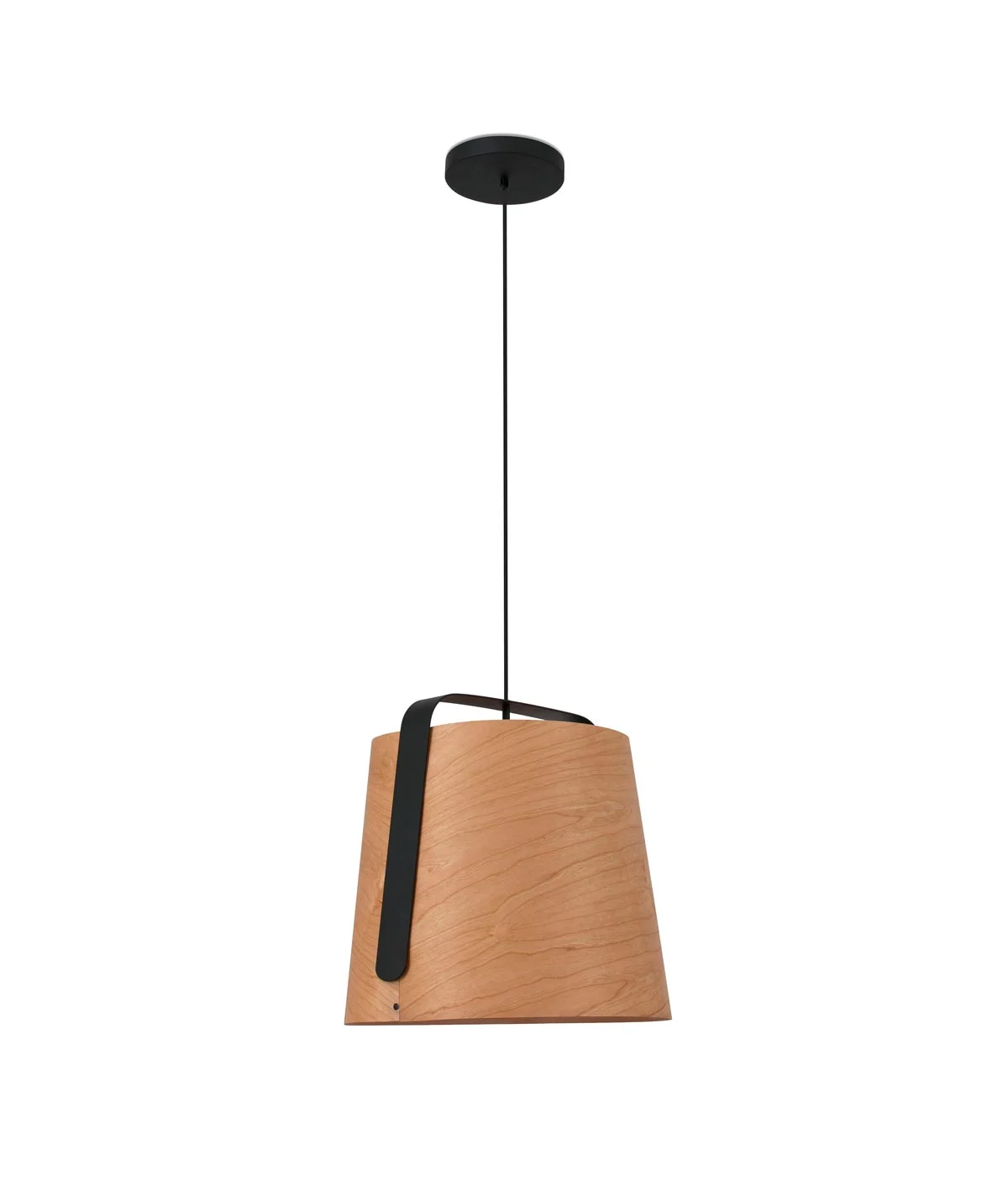 Lámpara comedor madera y negro STOOD